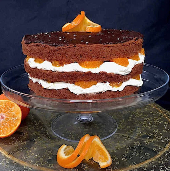 Luxurious Chocolate Orange & Grand Marnier Layer Cake - Robins & Sons Chocolate