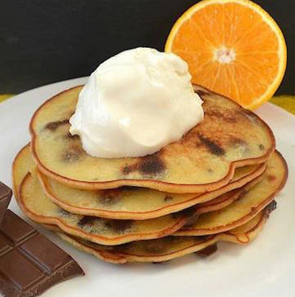 Zesty Chocolate Orange Pancakes
