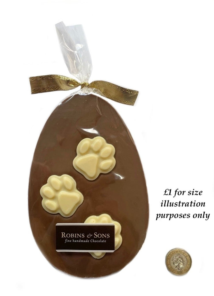 Paw Prints Easter Egg - Milk