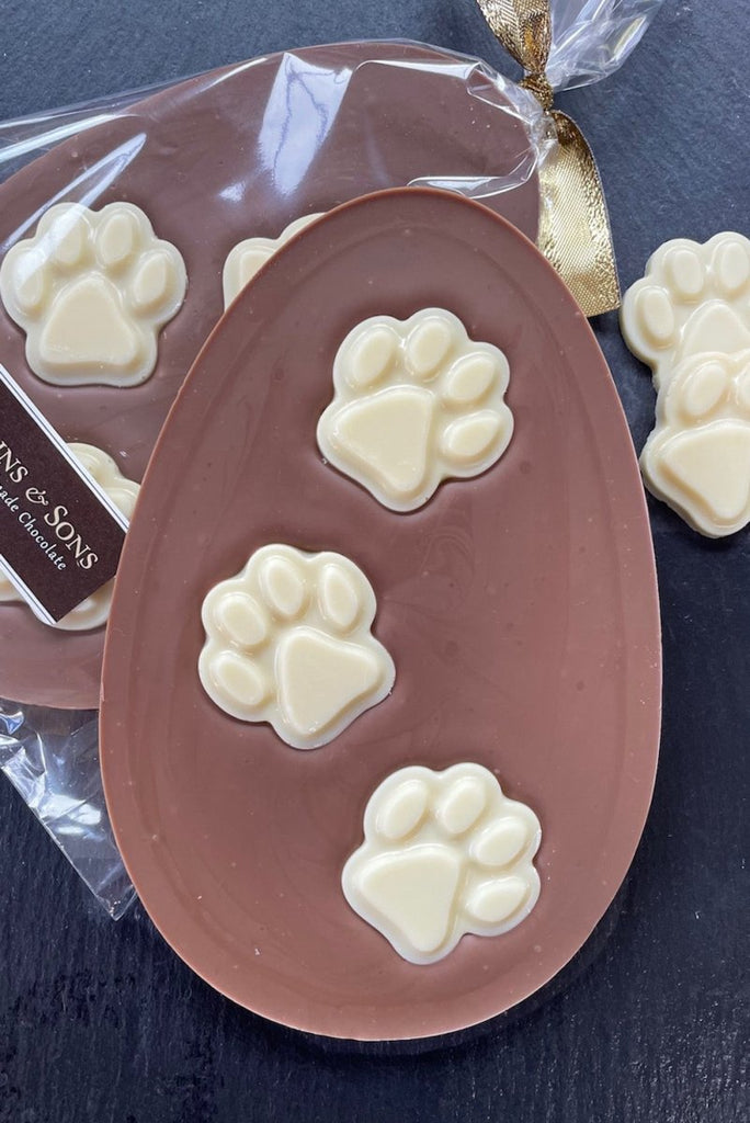 Paw Prints Easter Egg - Milk