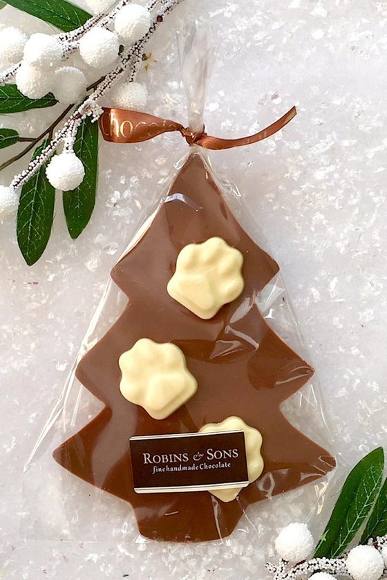 Paw Prints Christmas Tree - Milk