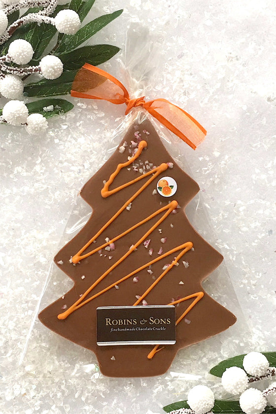 'Orange Crackle' Christmas Tree - Milk