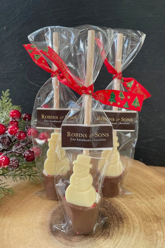 Snowman Hot Chocolate Stirrers