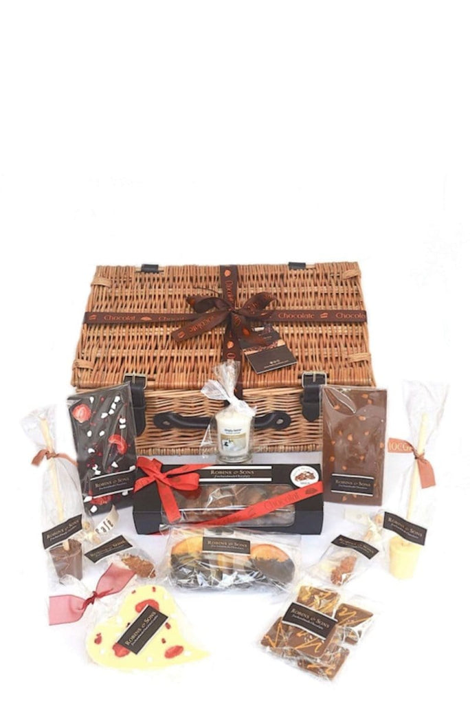 Celebration Brown Wicker Hamper