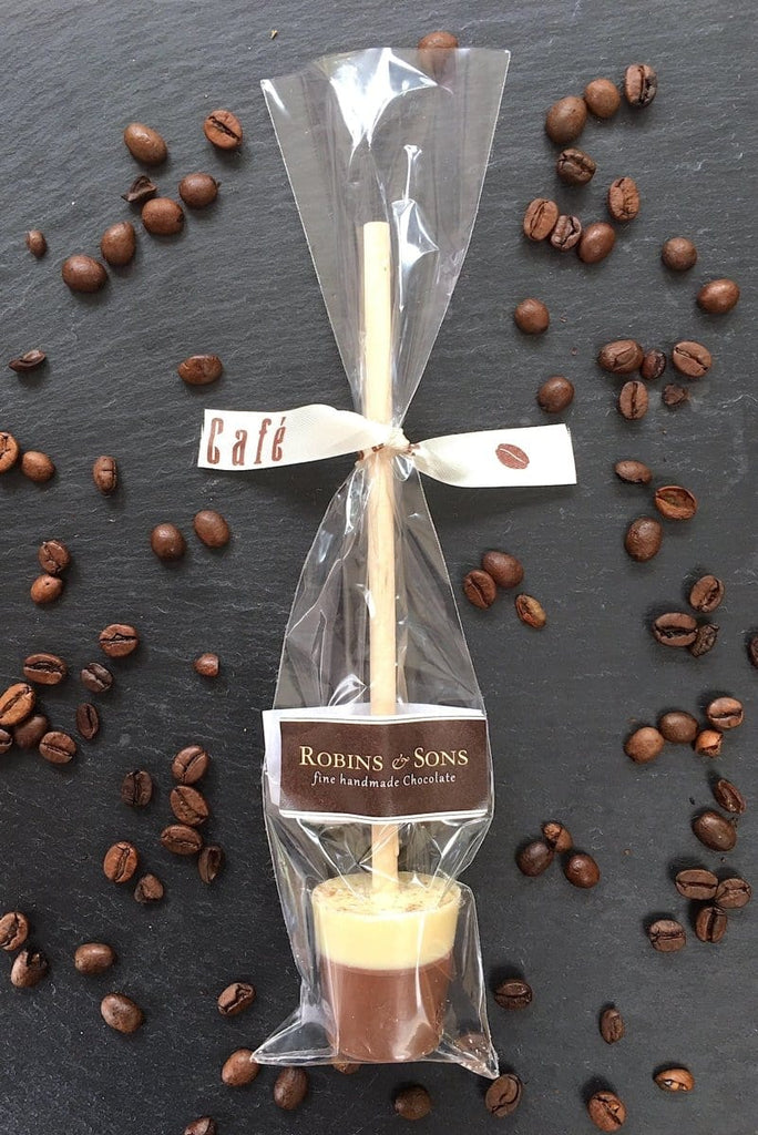 luxury flavoured Belgian hot chocolate stirrers spoons - coffee