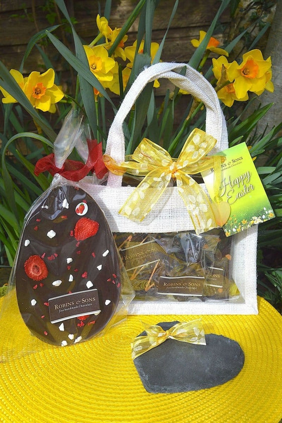 luxury brand dark chocolate easter egg gift bag to buy online