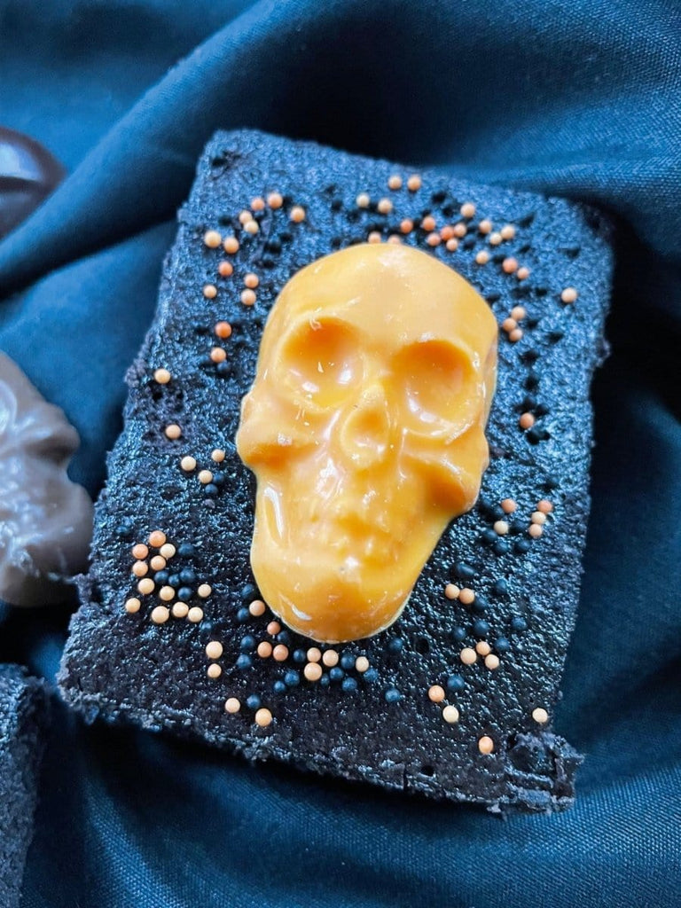 Chocolate Skull Cake Toppers