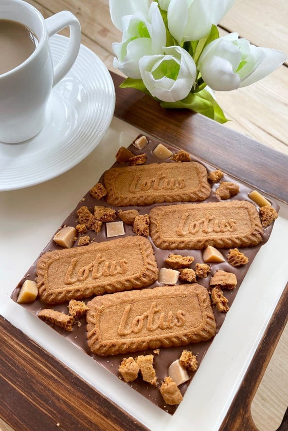 Lotus Biscoff Chocolate Slab