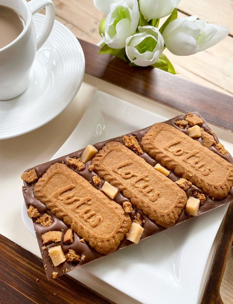 Lotus Biscoff Chocolate Slab