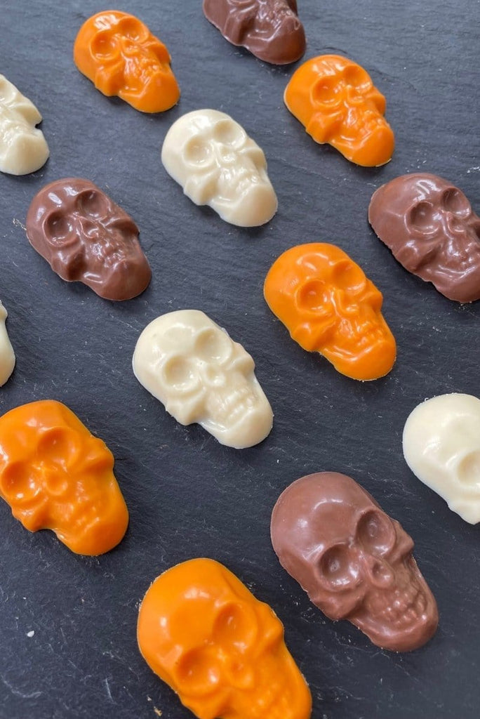 Chocolate Skull Cake Toppers