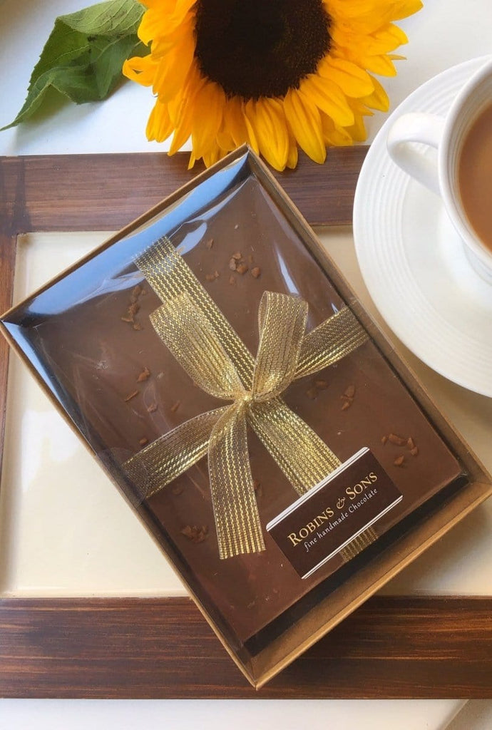 Gift boxed Salted Caramel Milk Chocolate Bar