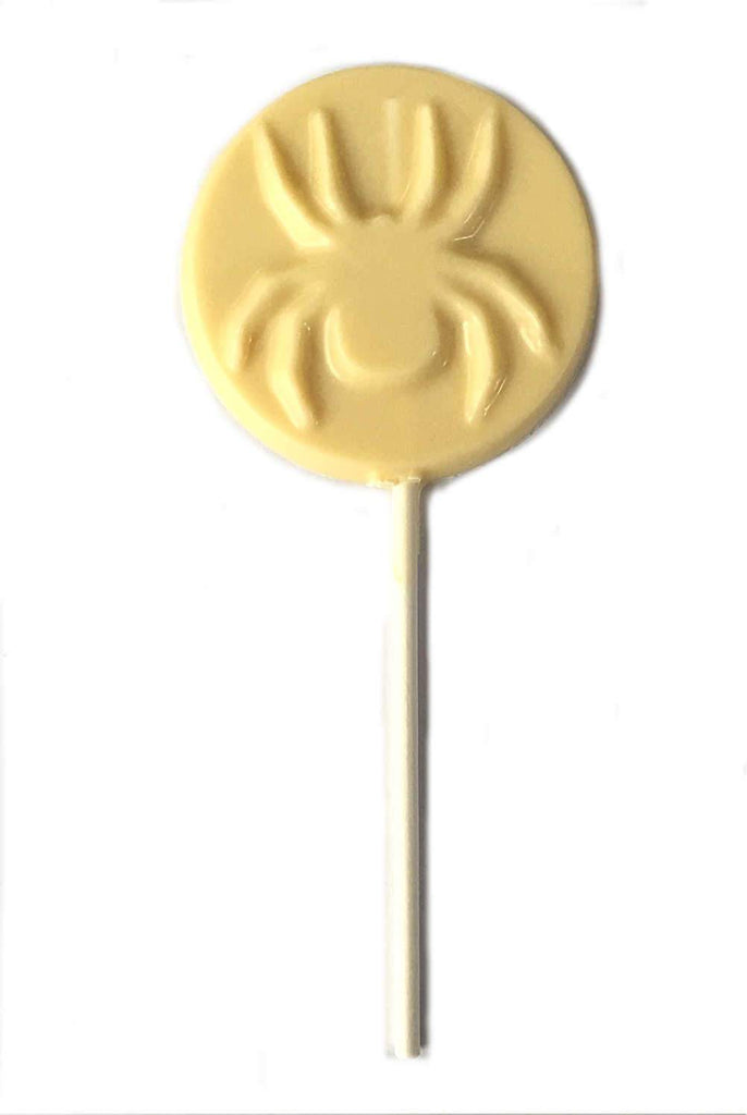 Halloween Party gifts - Spooky Spider white chocolate lollipop