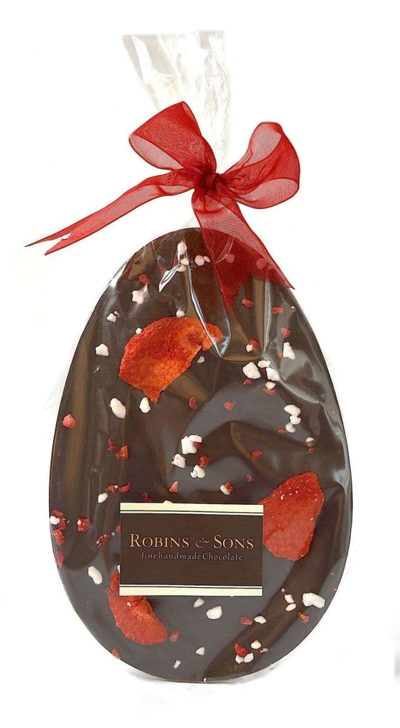 Buy online Luxury 70% dark chocolate with strawberries, raspberries and meringue