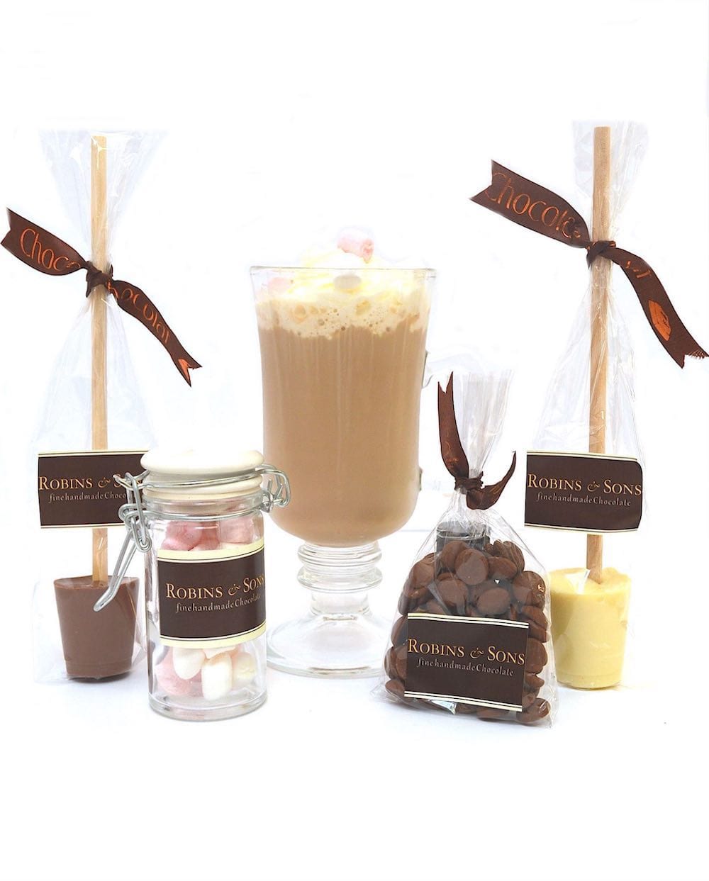 Luxury Belgian Chocolate Gift Bags. Robins & Sons Chocolate