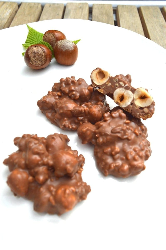 Luxury online chocolate shop milk chocolate coated hazelnuts nuts