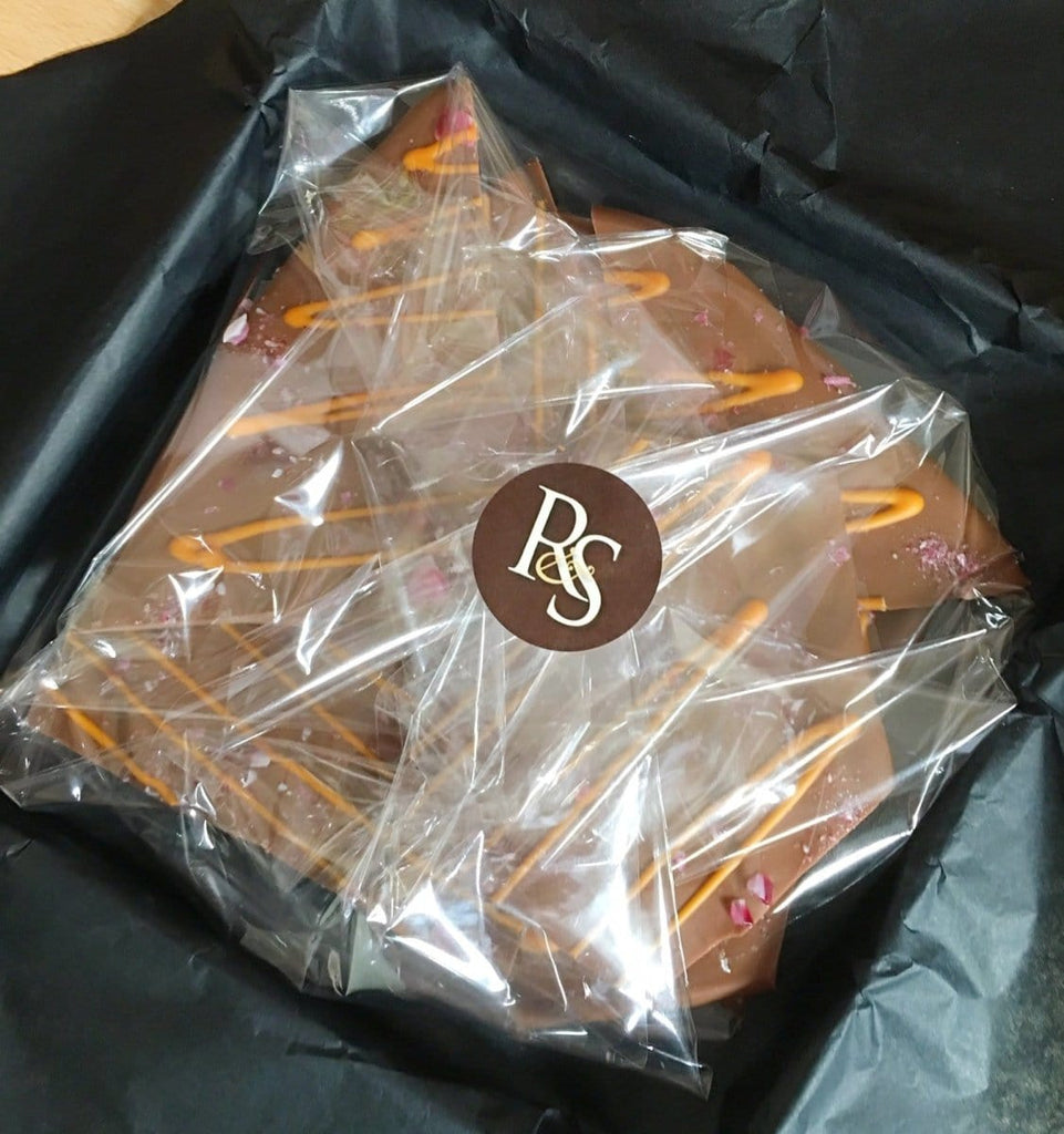 Artisan Belgian milk chocolate with real orange oil extract - gift boxed UK