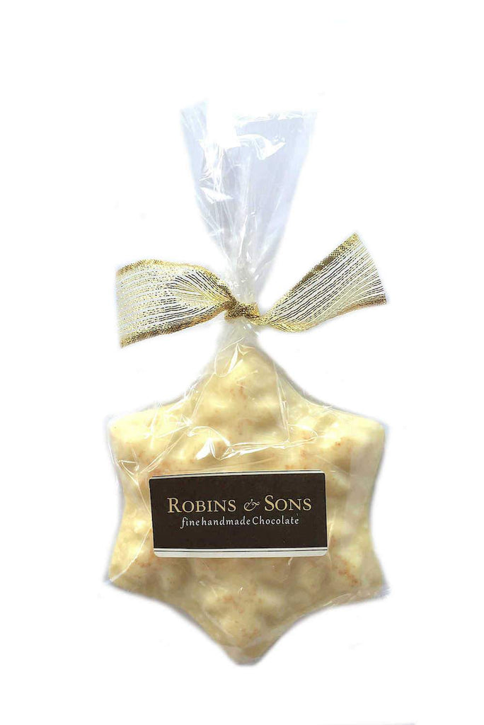 Novelty Christmas Belgian white Chocolate snowflake Stocking filler